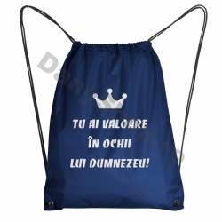 Rucsac personalizat, mesaj crestin